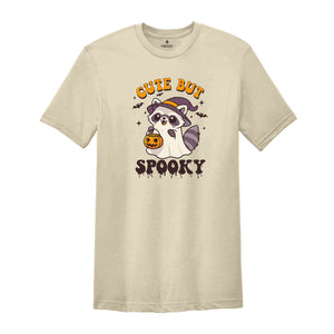 Cute But Spooky Shirt, Halloween Shirt, Racoon Halloween Shirt, Racoon Lover Shirt, Racoon Lover Gift, Spooky Season Shirt, Animal Halloween