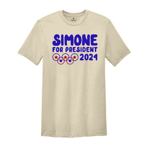 Simone For President 2024 Shirt, President Simone Biles, Funny Political Shirt, Election Shirt, Republican Shirt, Simone Biles Shirt