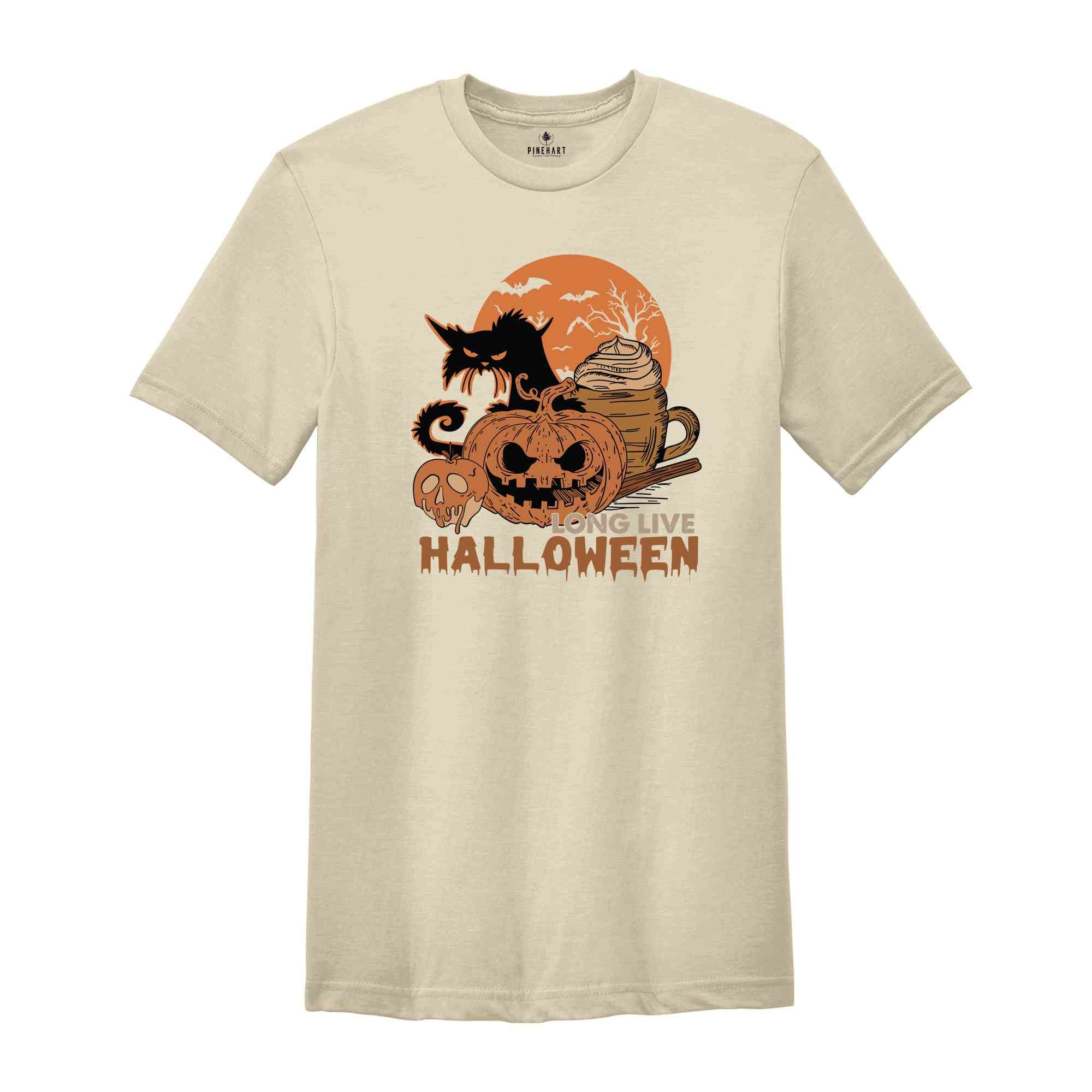 Long Live Halloween T-Shirt, Retro Halloween Shirt, Vintage Halloween Shirt, Retro Halloween, Spooky Season Tee, Pumpkin Shirt