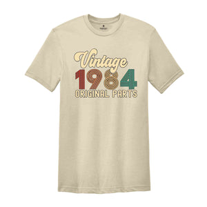 40th Birthday Shirt, Vintage 1984 Shirt, 40th Birthday Gift, 40 Years Birthday Shirt, 1984 Birthday Shirt, Retro 40th Birthday Tee