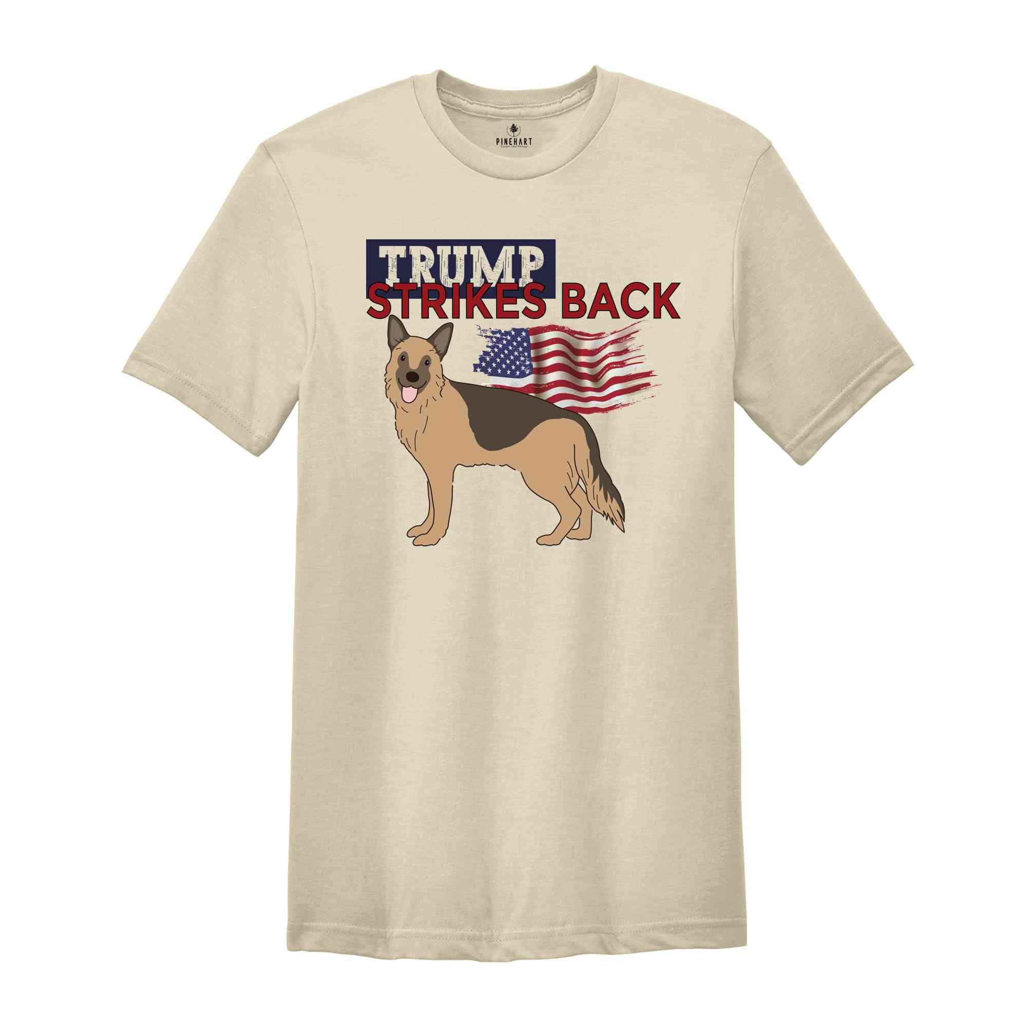 Trump Strikes Back Funny Political Shirt, Funny Political Hilarious Shirt, Trump 2024 Shirt, Funny Biden Shirt, Political Meme Shirt