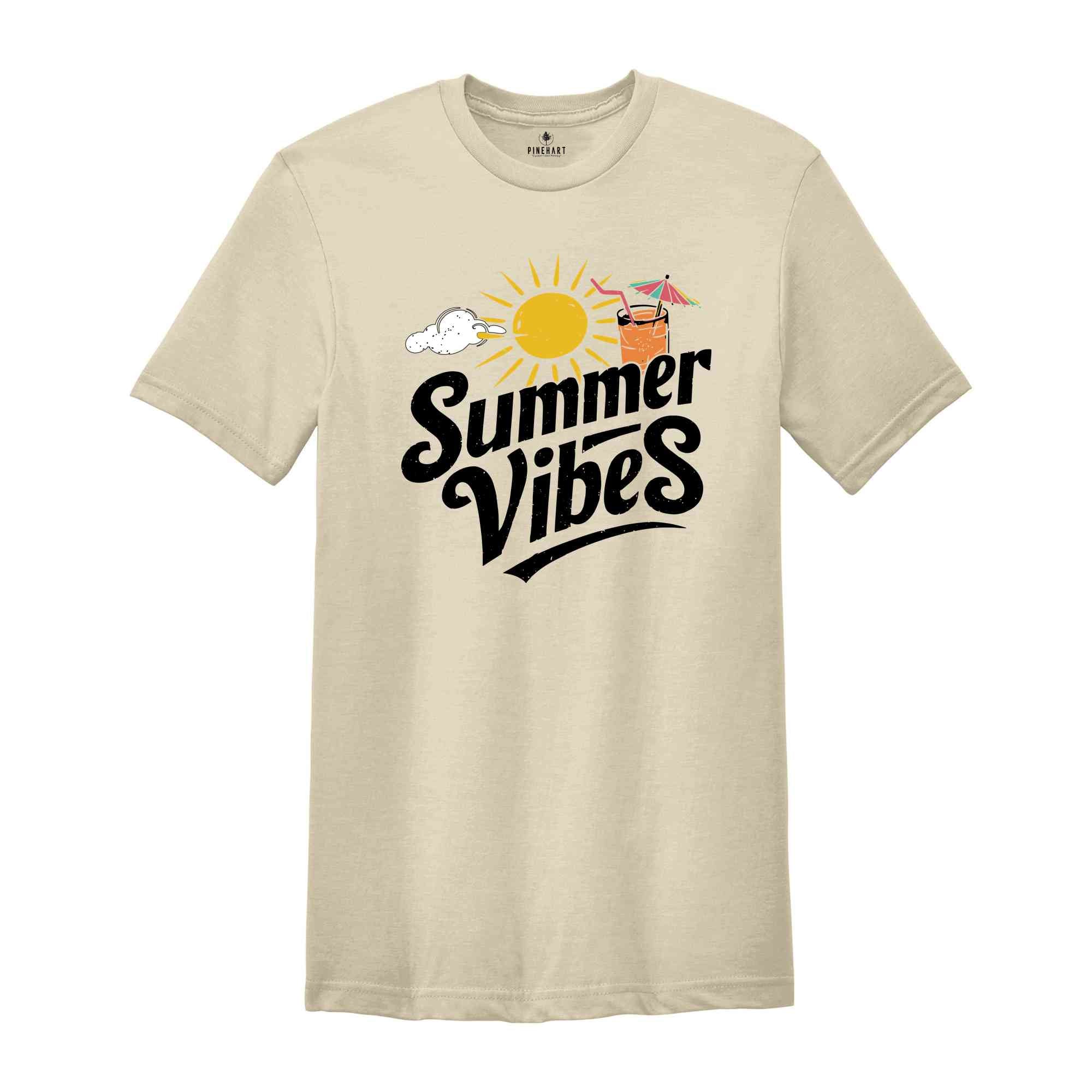 Summer Vibes Shirt, Happiness Shirt, Beach Shirt, Summer Shirt, Cool Summer Shirt, Trendy Beach Shirt, Summer Vacation Shirt