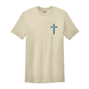 Chosen Shirt, Trendy Christian Shirt, Floral Shirt, Bible Verse Shirt, Cross Themed Shirt, Inspirational Gift, Jesus Shirt