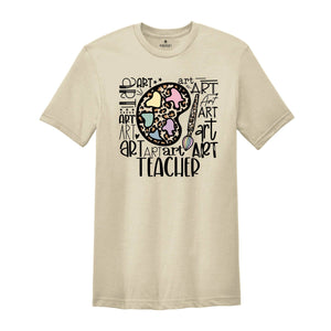 Art Teacher T-Shirt, Gift for Art Teacher, Teacher Shirts, Teacher Appreciation, Back to School, New Teacher Gift, Artist Shirt