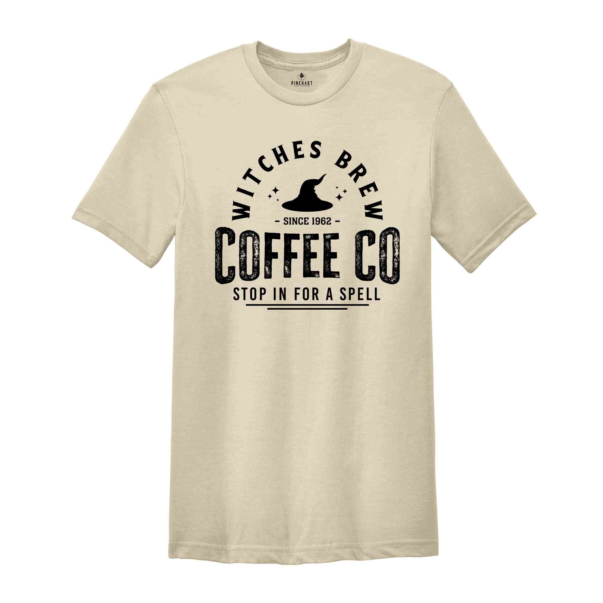 Witches Brew Coffee Co Shirt, Halloween Coffee Shirt, Halloween Gift, Witchy Shirt, Witch Shirt, Spooky Season Shirt, Spooky Shirt