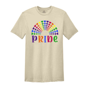 Pride Heart Shirt, Rainbow Shirt, LGBTQ+ Shirt, Pride Month Shirt, Hurts No One Tshirt, Equality Shirt, Love is Love