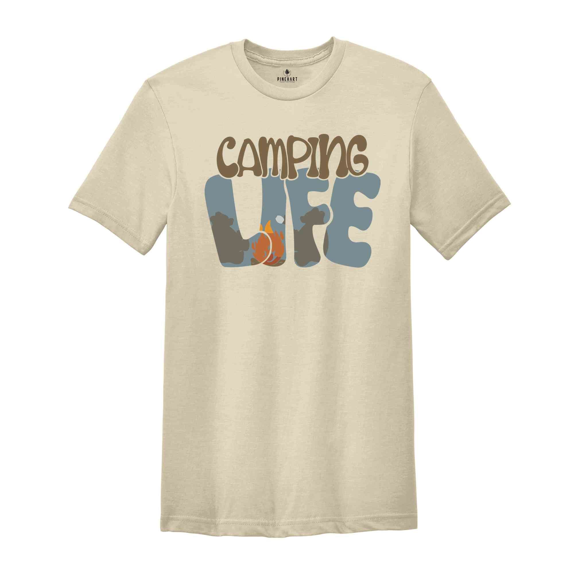 Camping Life Shirt, Summer Camp Shirt, Adventure Shirt, Travel T-Shirt, Campfire Shirt, Wilderness Shirt