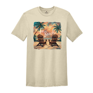 The Beach Shirt, Beach Vacation Shirt, Beautiful Beach Shirt, Sunset Shirt, Beach Vibes Shirt, Good Vibes Shirt, Vacation Shirt