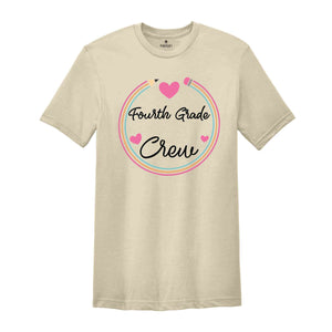 Fourth Grade Crew Shirt, 4th Grade Crew Shirt, Teacher Appreciation Shirt, First Day Of School Shirt, Back To School Shirt, Teacher Gift