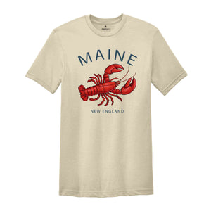 Maine New England Shirt, Home State Shirt, Cool Mom Shirts, Maine Gift, Funny Animal Shirt, Country Shirt, State Shirt