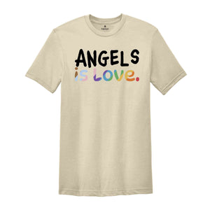 Angels Is Love Shirt, LGBTQ Shirt, Pride Month Shirt, Equal Rights Shirt, Love Is Love Shirt, Pride Shirt, Gay Shirt