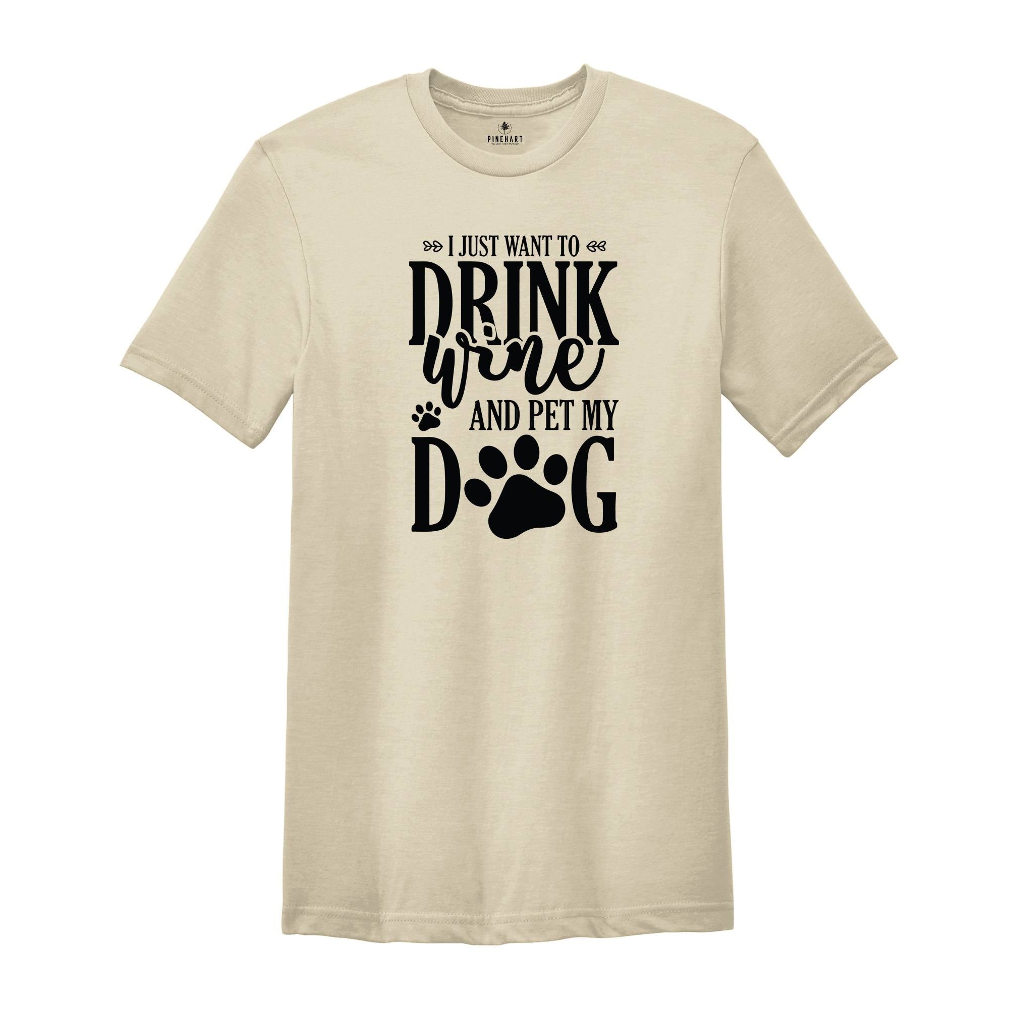 Dog Mom Shirt, Wine Lover TShirt, Dogs And Wine Shirt, Gift For Dog Mom, Dog Mama T Shirt, Fur Mama Shirt, Wine Lover Gift, Fur Parent Shirt