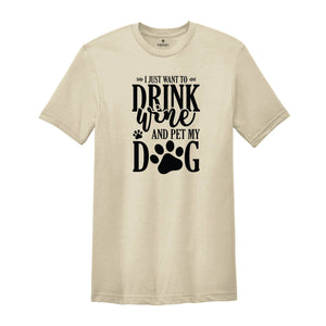 Dog Mom Shirt, Wine Lover TShirt, Dogs And Wine Shirt, Gift For Dog Mom, Dog Mama T Shirt, Fur Mama Shirt, Wine Lover Gift, Fur Parent Shirt