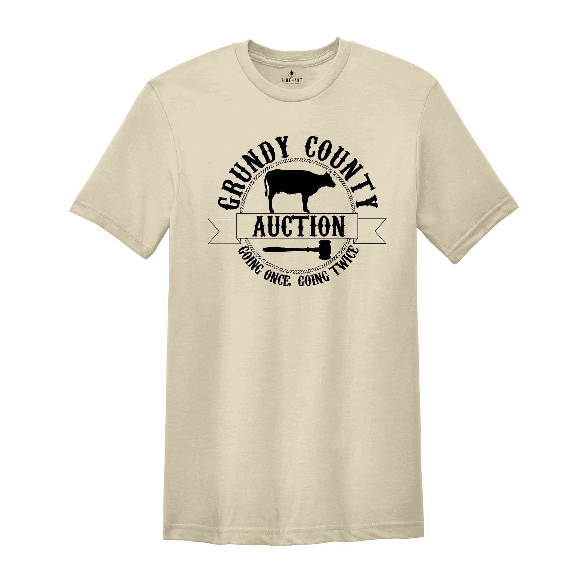 Grundy County Auction Shirt, Western Shirt, Country Music Song, Country Music Tee, Rodeo T-Shirt, Western Vibes, Boho Vibes Tee