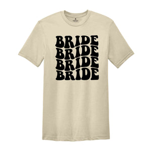 Bride Bridesmaid Shirt, Bridal Party Shirt, Bachelorette Party Shirt, Trendy Wedding, Cute Bride Shirt