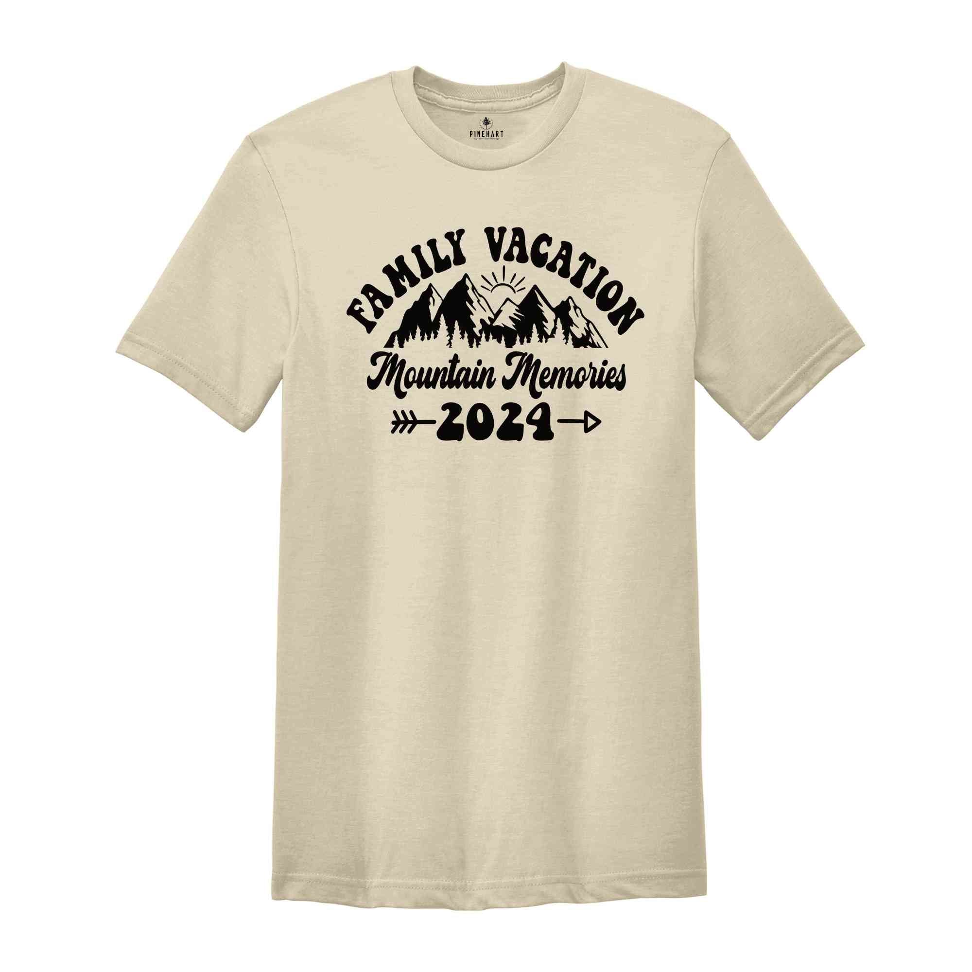 Family Vacation Mountain Memories Shirt, Family Trip Shirt, Hiking Shirt, Mountain Shirt, Nature Lover Shirt, Adventure Shirt, Summer Shirt