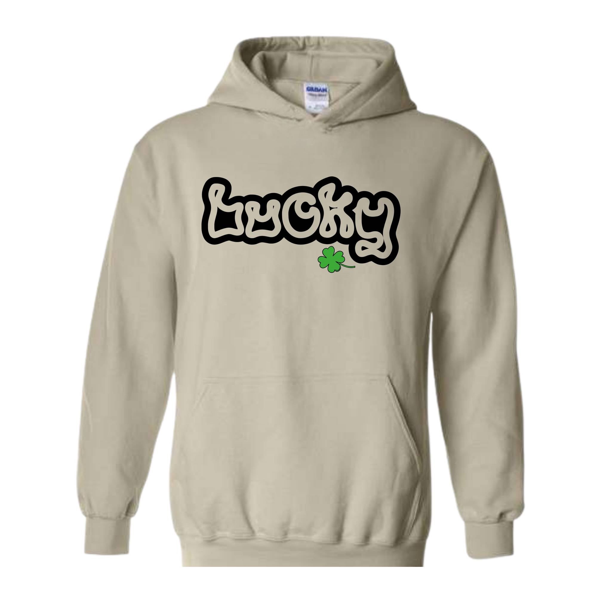 Lucky St Patrick's Sweatshirt, Lucky Hoodie, Lucky St Patrick's Gift, Lucky Charm, St Patrick's Hoodie, St Patrick's Apparel, Patricks Day