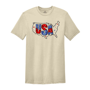 USA Freedom Shirt, Patriotic Shirt, Independence Day Shirt, 4th Of July Shirt, Retro America Shirt, America Lover Tee