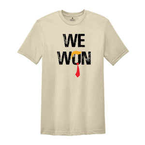 We Won Shirt, Trump Shirt, Trump 2024 Shirt, Winner President Trump Shirt, Republican Party Shirt, MAGA Shirt, Funny Trump Shirt