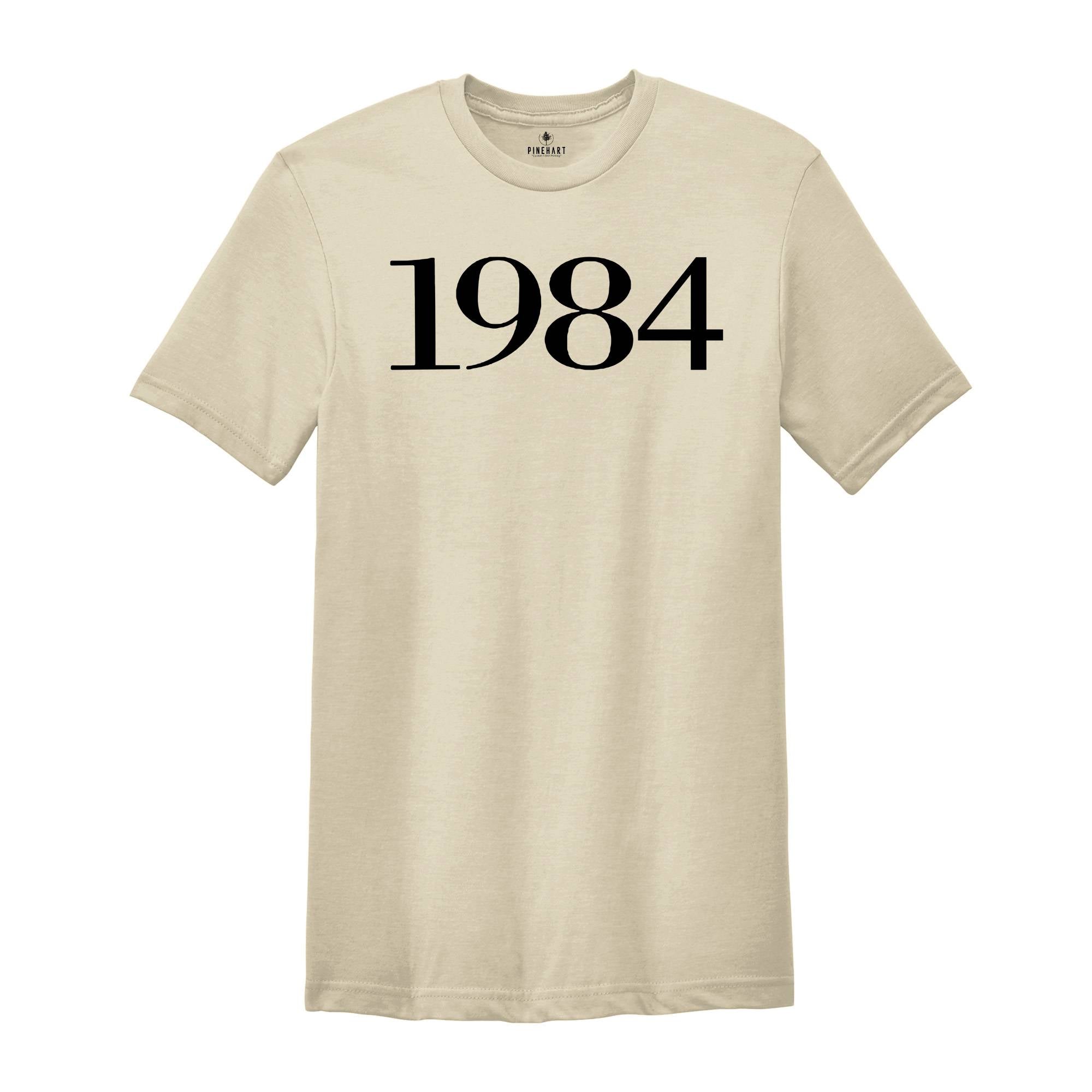 1984 Shirt, 40th Birthday Shirt, 40th Birthday Gift, 40th Birthday Tee, Fortieth Birthday, 40 And Fabulous, 40 Years Old, Vintage 1984 Shirt