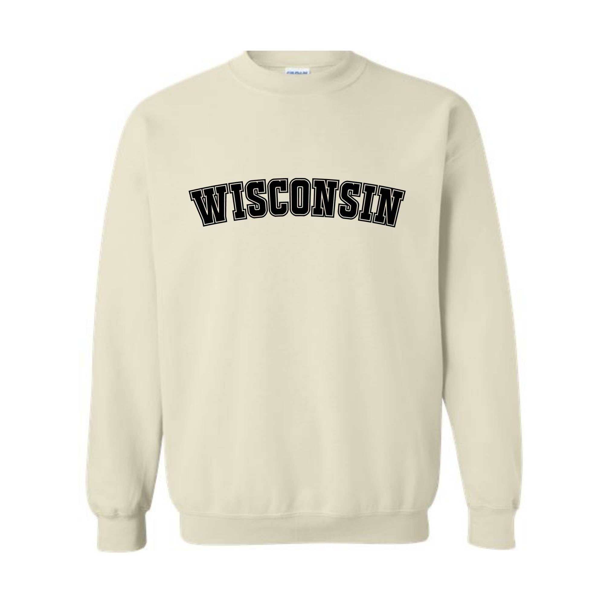 Wisconsin Sweatshirt, Wisconsin, Wisconsin State, Wisconsin Gifts, Wisconsin Sweater, Wisconsin Gift, Wisconsin Crewneck