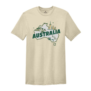 Retro Australia Shirt, Australia Travel Shirt, Country Travel Shirt, Shirt For Traveler, Travel Lover Gift, Travel Tee, Trip Shirt