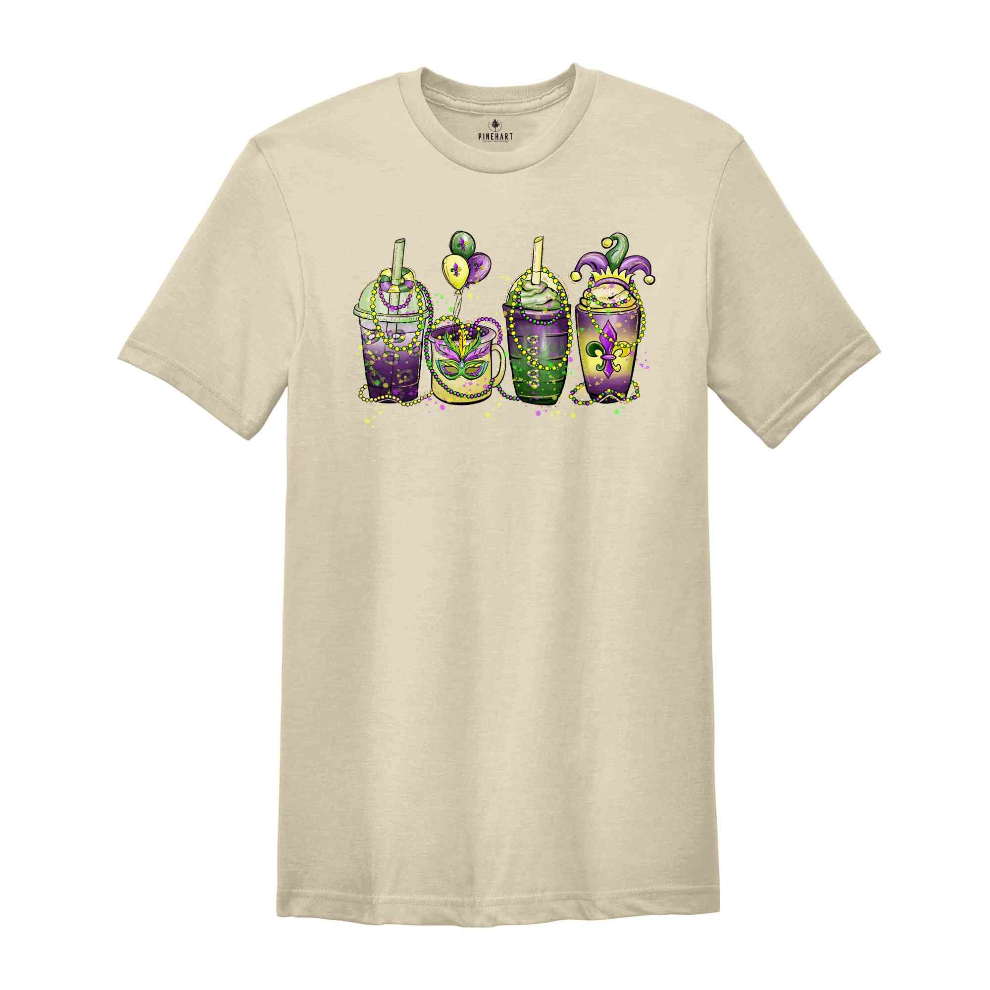 Mardi Gras Shirt, Fat Tuesday Shirt, Mardi Gras Party, Mardi Gras Carnival, Flower De Luce T-Shirt, Mardi Gras Clothing