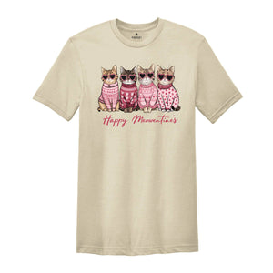 Happy Meowentine's Cat Shirt, Cute Valentines T-Shirt, Cat Lover Shirt, Cat Shirt, Valentines Shirt, Cat Lover Tee, Cat Mom, Valentines Gift