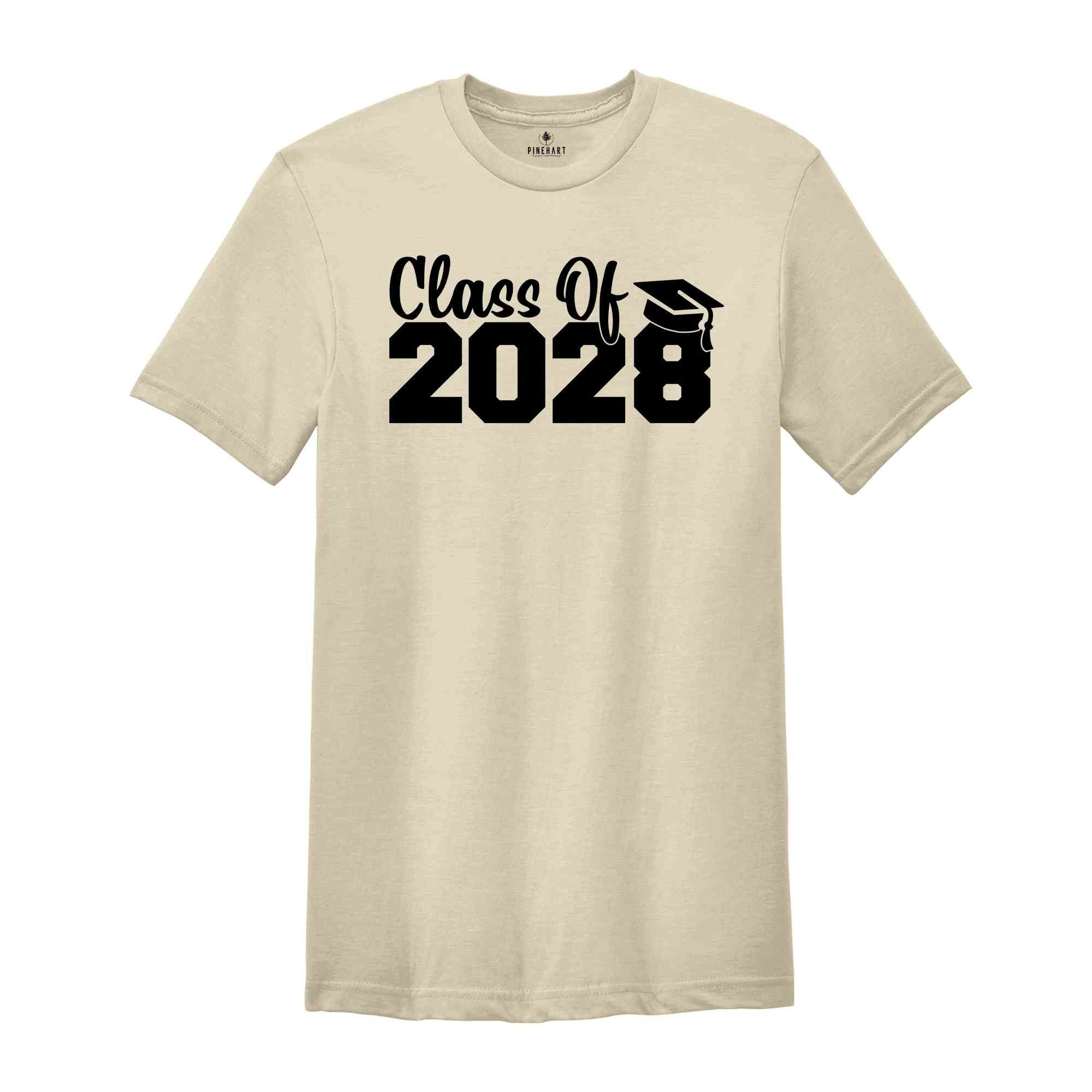 Class of 2028 Shirt, Growing Up Shirt, School Shirt, Graduation Gift, 2028 Shirt, Last Day Of School, Class of 2028, Class Of 2028 Tee