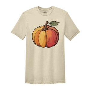 Colorful Pumpkin Shirt, Cute Pumpkin Shirt, Watercolor Pumpkins, Halloween Shirt, Autumn Shirt, Cute Fall Shirt, Gift For Halloween