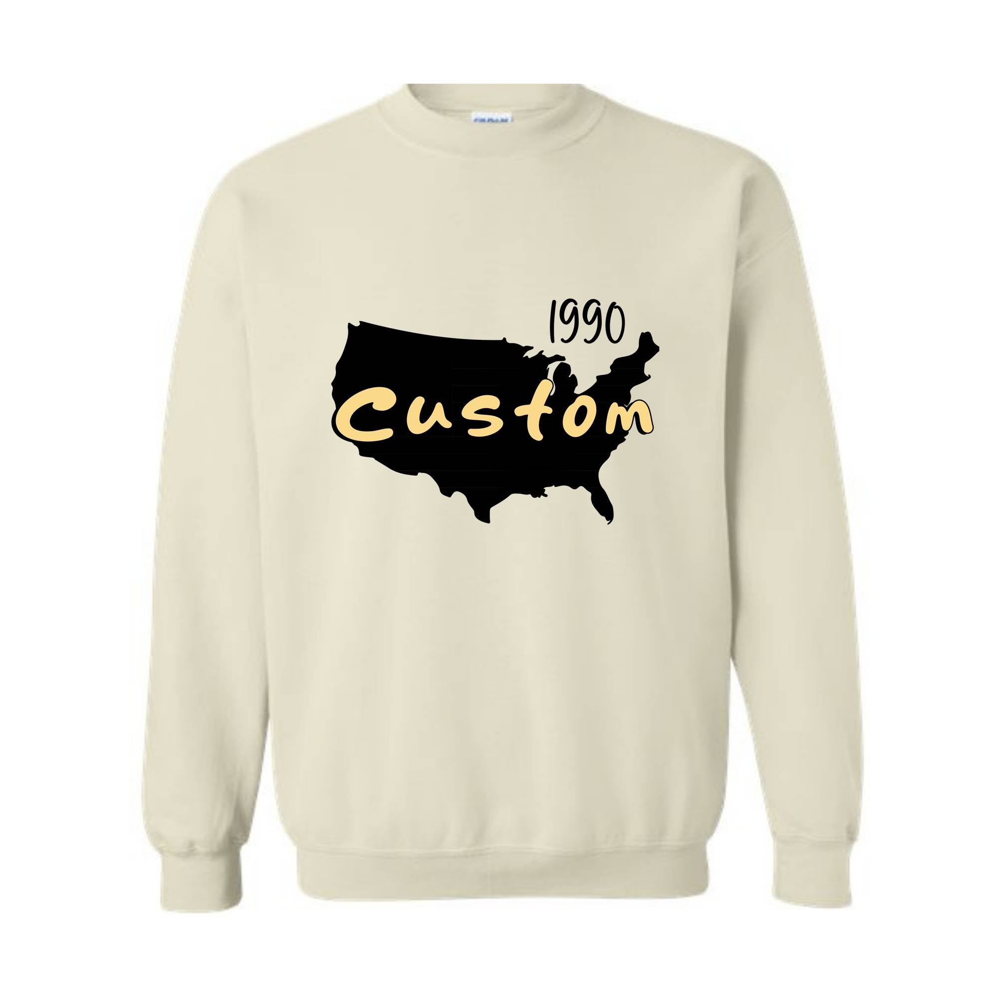 Custom your State Sweater, States Sweater, Taxes Sweater, Boston Sweater, States Name, Custom Date the state was founded Sweater