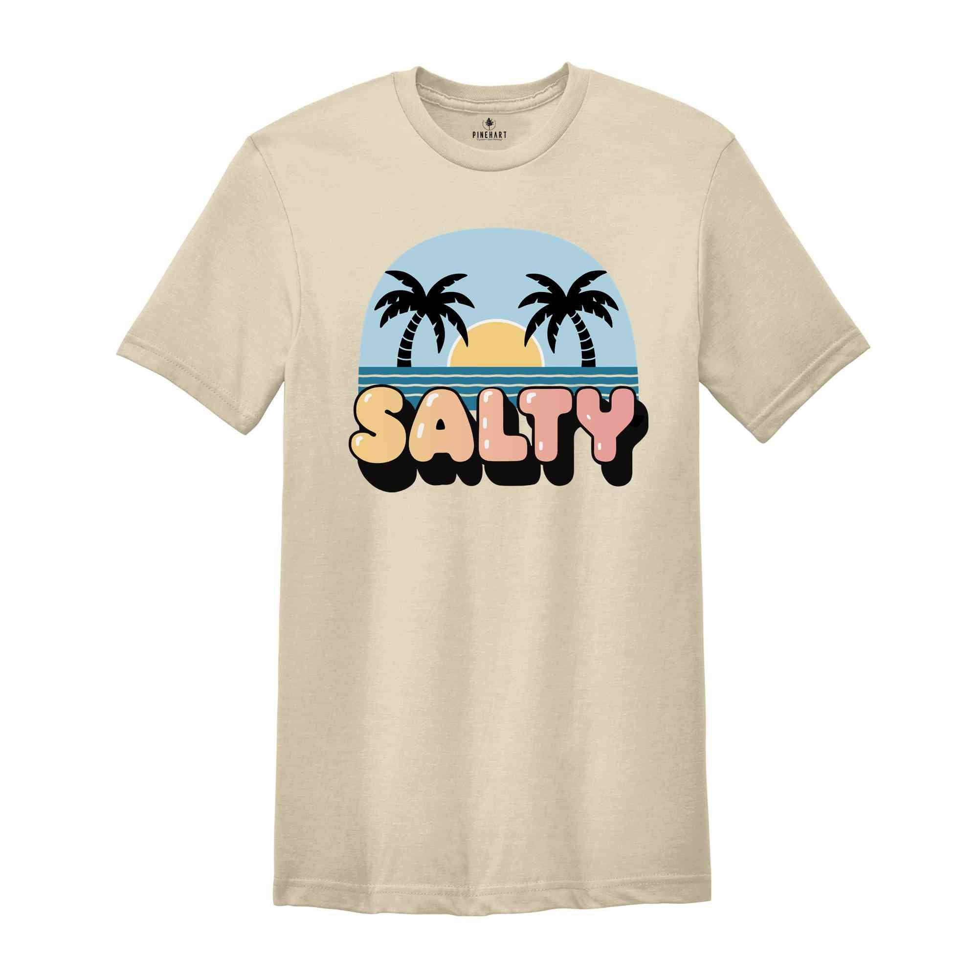 Salty Shirt, Trendy Beach Shirt, Beach Shirt, Beach Shirt, Vacation Shirt, Trendy Summer Shirt, Summer Mom Shirt