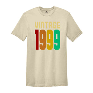 Vintage 1999 Shirt, 25th Birthday Shirt, 25th Birthday Gift Women, 25 Years Birthday Shirt, 1999 Birthday Shirt, Retro 25th Birthday Tee