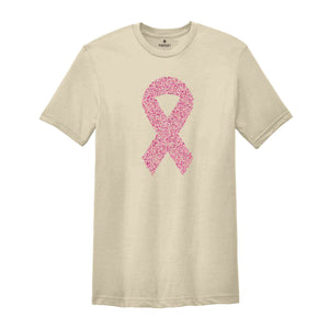 Cancer Awareness Shirt, Breast Cancer Shirt, Pink Ribbon Shirt, Cancer Ribbon Shirt, Motivational Shirt, Cancer Shirt