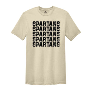 Team Mascot Shirt, Spartans Mascot Shirt, Spartans Fan Shirt, Spartans School Shirt, School Spirit Shirt, Spartans Team Shirt, Football Tee