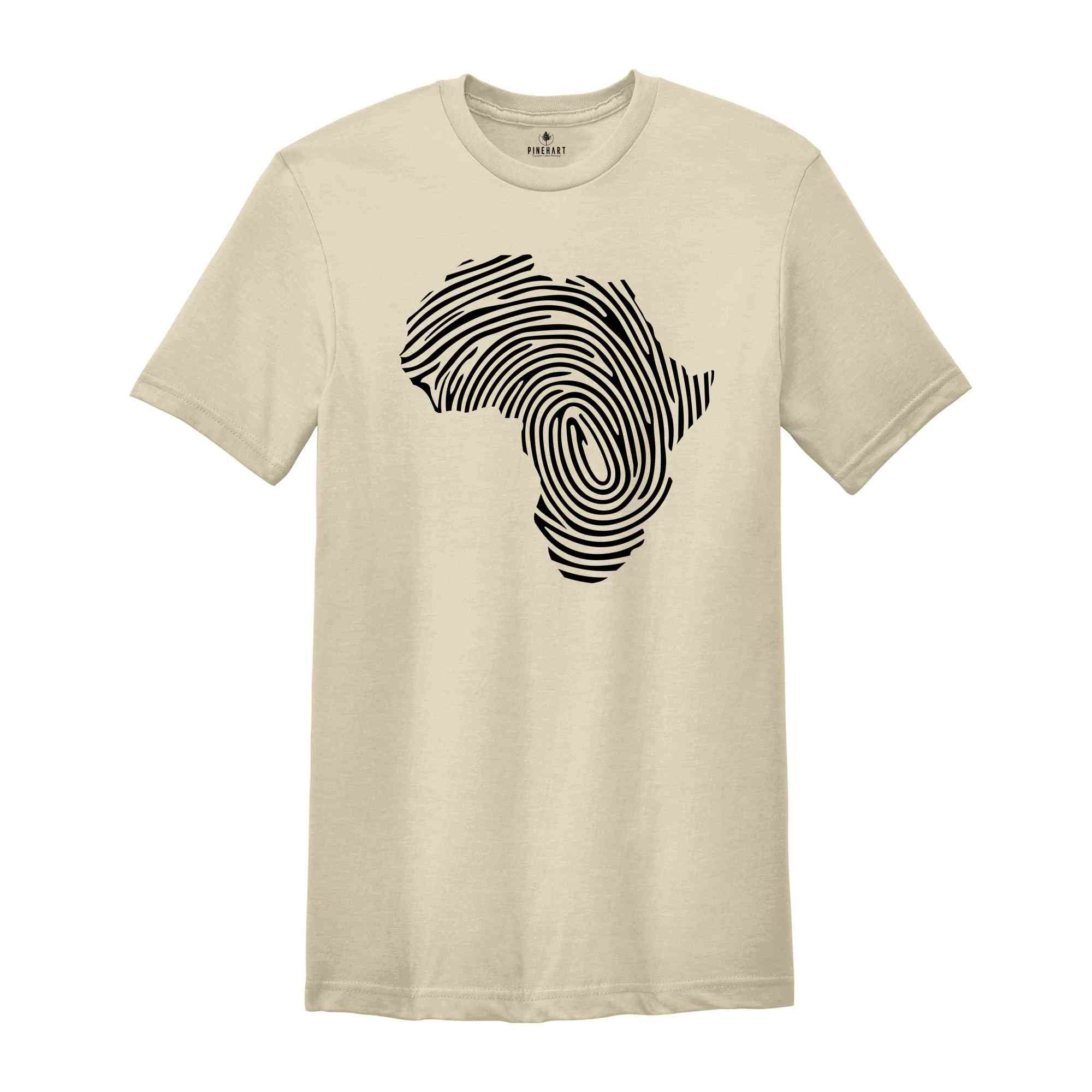 Black Lives Matter Shirt, African Fingerprint Shirt, Mama Africa Shirt, Mother Africa Shirt, Black Women Tee, Black History Shirt, BLM Shirt