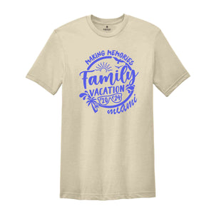 Custom Family Vacation Shirt, Personalized Gift, Family Trip Shirt, Vacation Shirts, Family Vacation, Family Beach Trip, Summer Vibes 2024