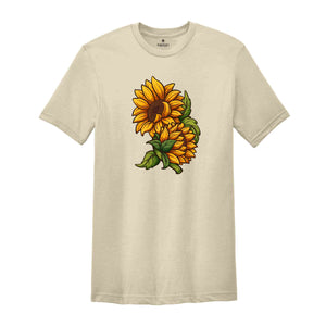 Sunflower Shirt, Floral Shirt, Women's Tee, Flower Shirt, Womens Fall Shirt, Sunflower Tshirt, Summer Shirt, Sunflower Shirts