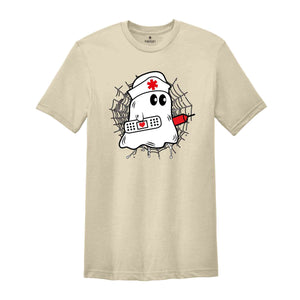 Nurse Ghost Shirt, Nurse Life Shirt, Halloween Ghost Shirt, Halloween Gift, Spooky Vibes Shirt, Ghost Shirt, Boo Shirt, Nurse Gift