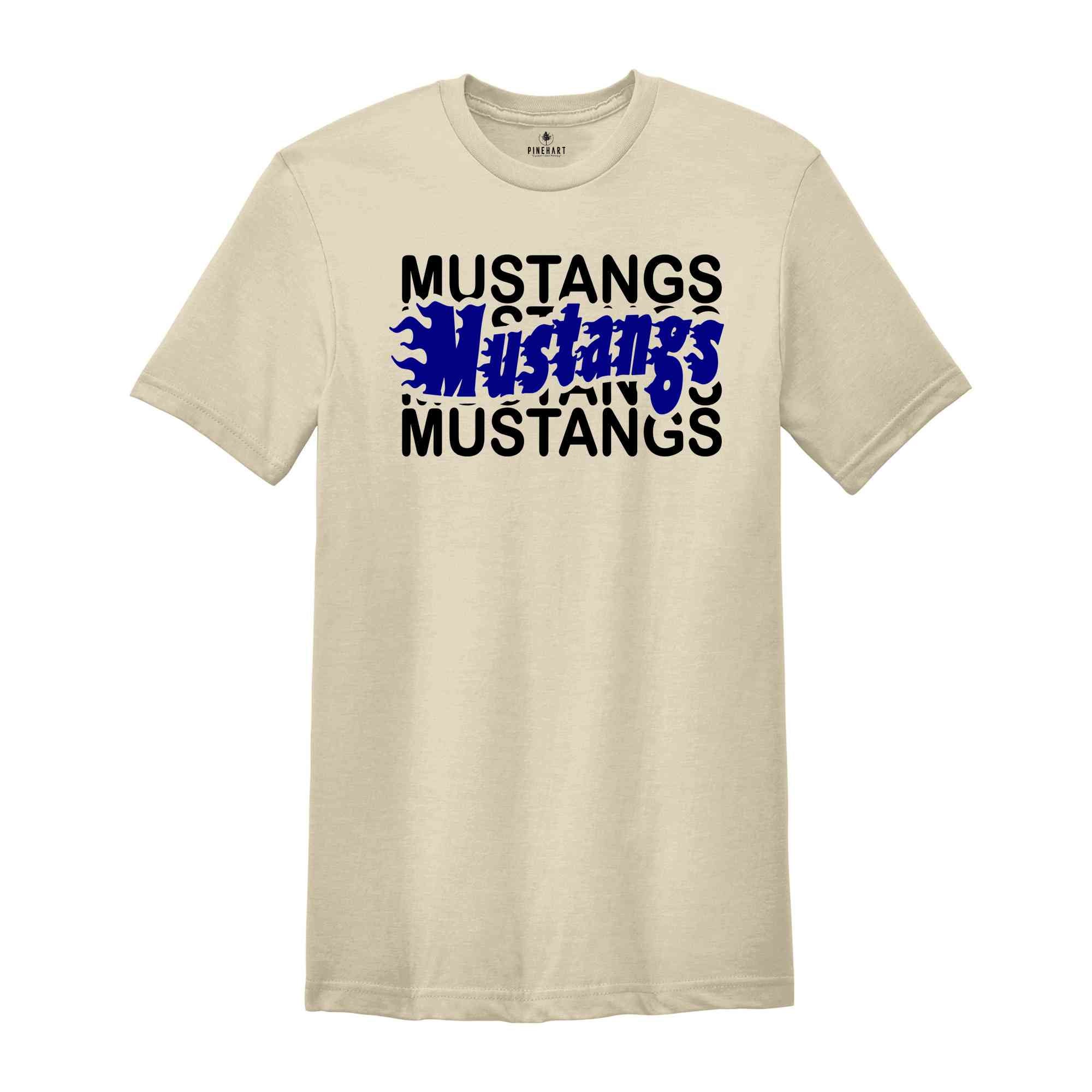 Team Mascot Shirt, Mustangs Team Shirt, Mustangs Team Spirit, Mustangs Fan Shirt, Mustangs School Shirt, Mustangs School Spirit