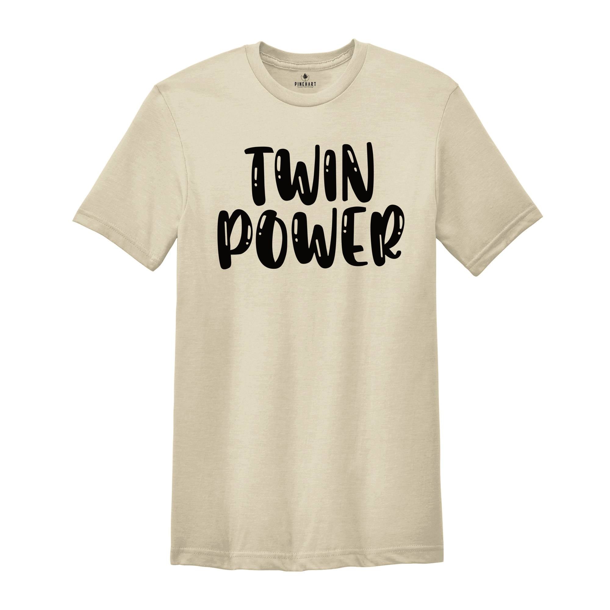 Twin Power Shirts, Sibling Matching Shirts, Matching Twin Shirt, Birthday Gift Shirt, Sibling Shirt, Twin Shirt