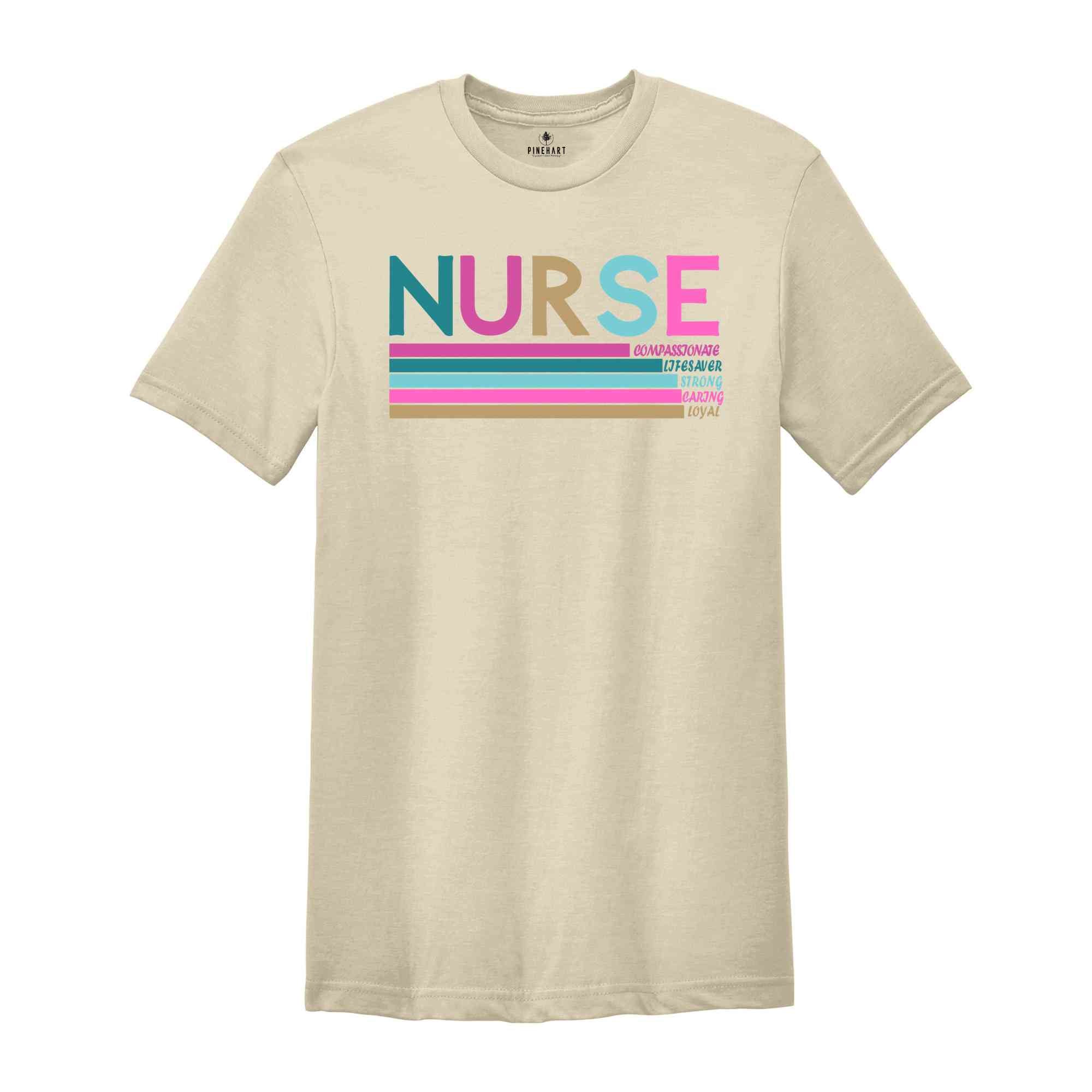 Retro Nurse T-shirt, Comfort Color T-shirt, Retro T-shirt, Registered Nurse, Nurse shirt, Nurse T-Shirt, Gift for Nurse, Nurse Gift