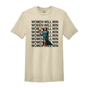 Kamala Harris Pass the Torch Shirt, Women Will Win, Madam President Shirt, Kamala Harris Shirt, Gift for Democrat, Vote Kamala Shirt