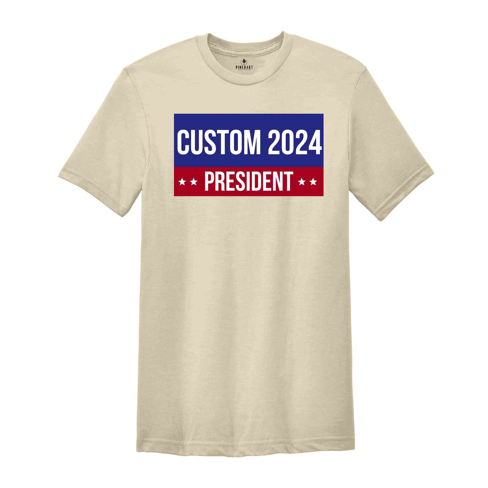 Custom Election T-shirt, Personalized 2024 Presidential Tshirt, Custom Election Day Tee, Custom 2024 president Shirt, Custom Political shirt