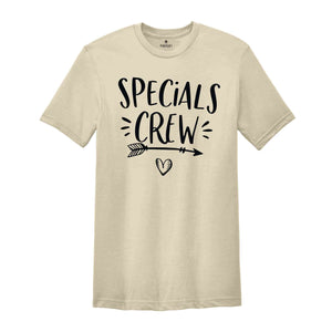 Specials Crew Shirt, Special Teacher T-Shirt, Specials Education Tee, Sped Teacher Shirt, Teacher Gift, Teacher Shirt, Specials Squad