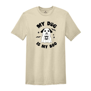 My Dog is My Boo Shirt, Cute Halloween Shirt, Spooky Dog Shirt, Spooky Pumpkin Tee, Ghost Dog Shirt, Dog Mom Shirt, Halloween Dog Tee