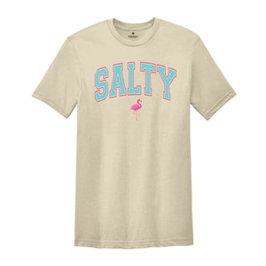 Salty Shirt, Trendy Beach Shirt, Beach Shirt, Flamingo Shirt, Vacation Shirt, Trendy Summer Shirt, Summer Shirt, Mom Shirt