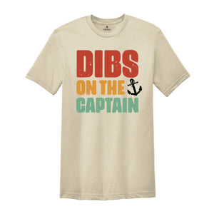 Dibs on the Captain Shirt, Funny Captain Shirt, Captain Shirt, Funny Lake Shirt, Boat Captain Gift, Captain Wife Shirt, Captain Gift Tee