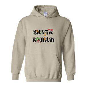 Santa Squad Sweatshirt, Xmas Sweatshirt, Festive Sweatshirt, Xmas Gift, Christmas Squad, Matching Sweatshirts, Holiday Outfit