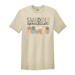 Swaddle Specialist Shirt, Labor And Delivery Shirt, NICU Nurse Tshirt, Neonatal ICU Registered Nurse, Nurse Tee